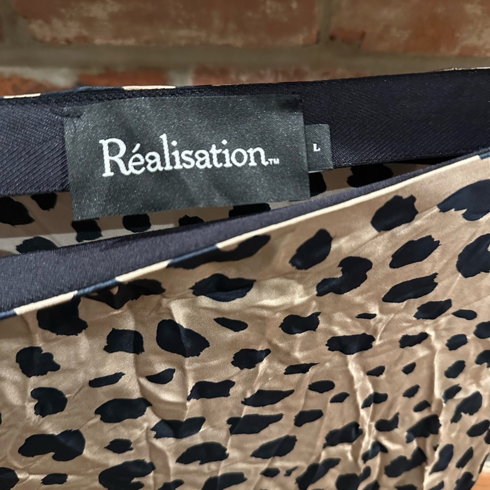 Réalisation Leopard Print Skirt